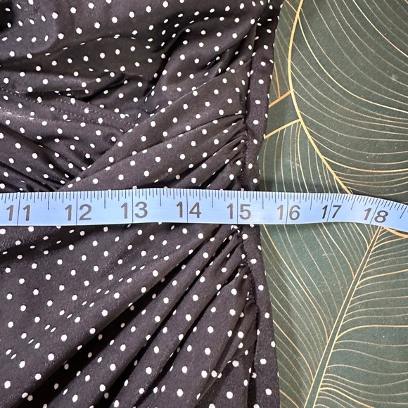 NWOT Miraclesuit Pin Point Oceanus One Piece Swimsuit Polka Dot Black Women 20W - Picture 8 of 10